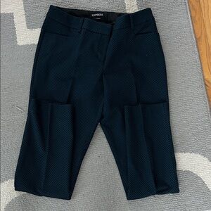 Express Dark Blue Patterned Trousers